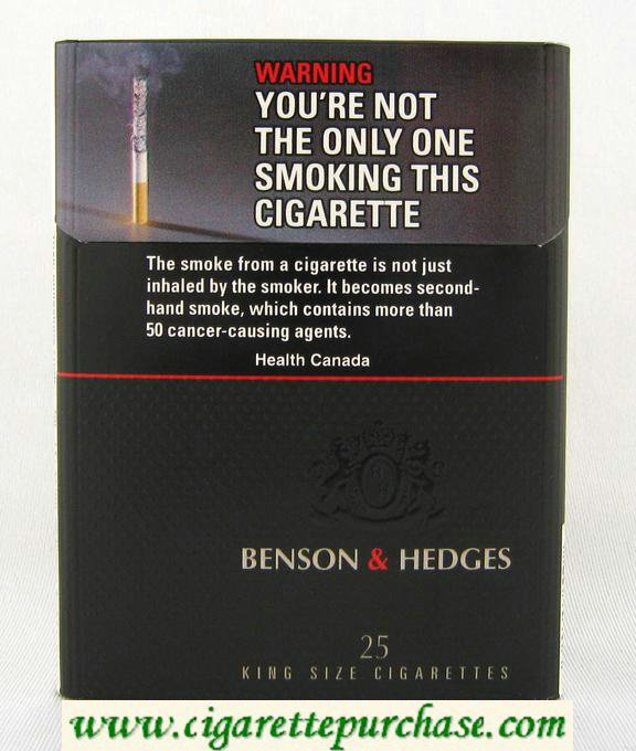 Benson and Hedges Black cigarettes king size
